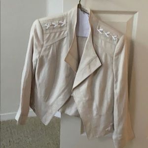 Cream colored light dressy jacket